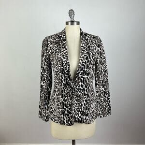 Clements Ribeiro Leopard Leinen Blazer